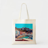 ldp SORRENTO - panorama - strand - Tote Bag (Voorkant)