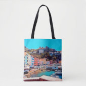 ldp SORRENTO - panorama - strand - Tote Bag (Voorkant)