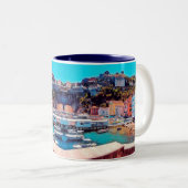 ldp SORRENTO - panorama - strand - Tweekleurige Koffiemok (Voorkant rechts)