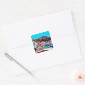 ldp SORRENTO - panorama - strand - Vierkante Sticker (Envelop)