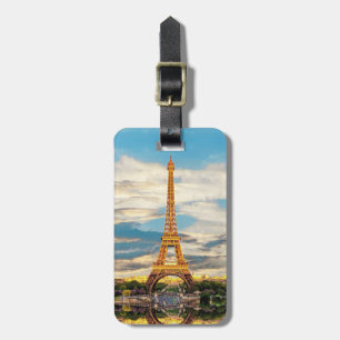 ldp TOUR EIFFEL - Parijs - uitzicht - Bagagelabel