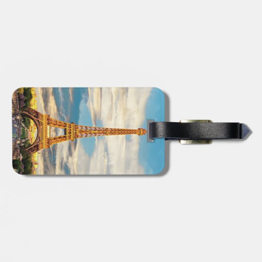 ldp TOUR EIFFEL - Parijs - uitzicht - Bagagelabel (Achterkant horizontaal)