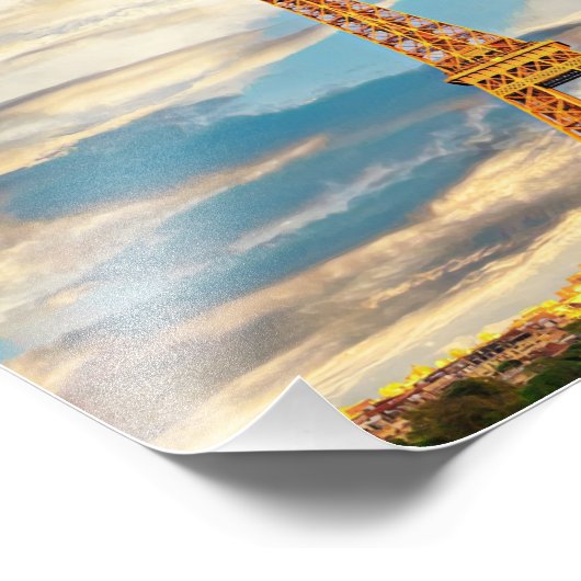 ldp TOUR EIFFEL - Parijs - uitzicht - Foto Afdruk (Hoek)