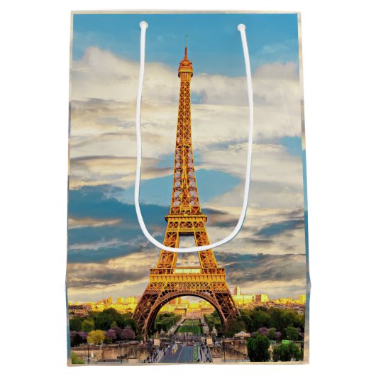 ldp TOUR EIFFEL - Parijs - uitzicht - Medium Cadeauzakje (Achterkant)