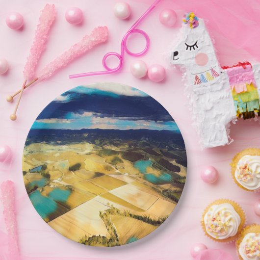 ldp TUSCANY - Toscaanse natuur - Papieren Bordje (Feest)