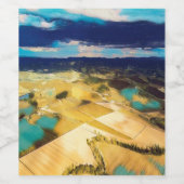 ldp TUSCANY - Toscaanse natuur - Wijn Etiket (Enkel label)