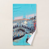 ldp VENICE - gondolas - rialto - Bad Handdoek (Handdoek)