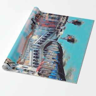 ldp VENICE - gondolas - rialto - Cadeaupapier