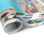 ldp VENICE - gondolas - rialto - Cadeaupapier (Rol Hoek)
