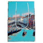 ldp VENICE - gondolas - rialto - Medium Cadeauzakje (Achterkant)