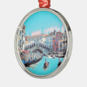 ldp VENICE - gondolas - rialto - Metalen Ornament (Links)