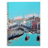 ldp VENICE - gondolas - rialto - Notitieboek (Voorkant)