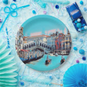 ldp VENICE - gondolas - rialto - Papieren Bordje (Feest)