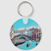 ldp VENICE - gondolas - rialto - Sleutelhanger (Voorkant)