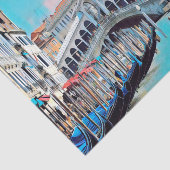 ldp VENICE - gondolas - rialto - Tissuepapier (Detail)