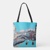 ldp VENICE - gondolas - rialto - Tote Bag (Achterkant)