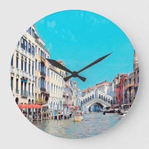 ldp VENICE - Grand Canal - strand van Rialto - Grote Klok