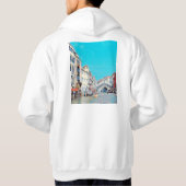 ldp VENICE - Grand Canal - strand van Rialto - Hoodie (Achterkant)