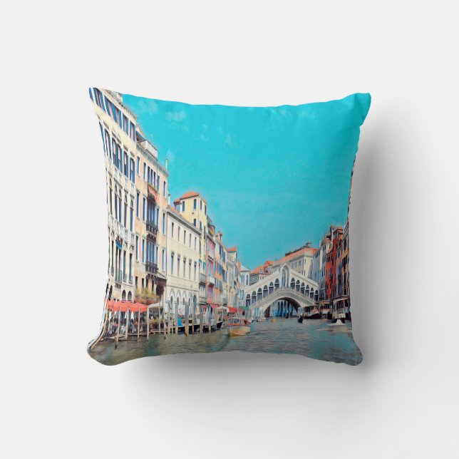 ldp VENICE - Grand Canal - strand van Rialto - Kussen (Voorkant)