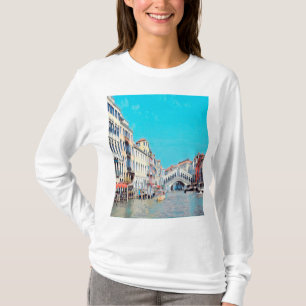 ldp VENICE - Grand Canal - strand van Rialto - T-shirt