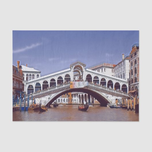 ldp Venice - RIALTO BRIDGE - Tissuepapier (Voorkant)