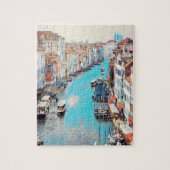 ldp VENICE - Uitzicht van het Grote Kanaal van Ria Legpuzzel (Verticaal)