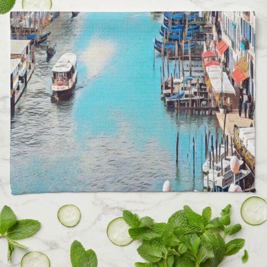 ldp VENICE - Uitzicht van het Grote Kanaal van Ria Theedoek (Gevouwen)