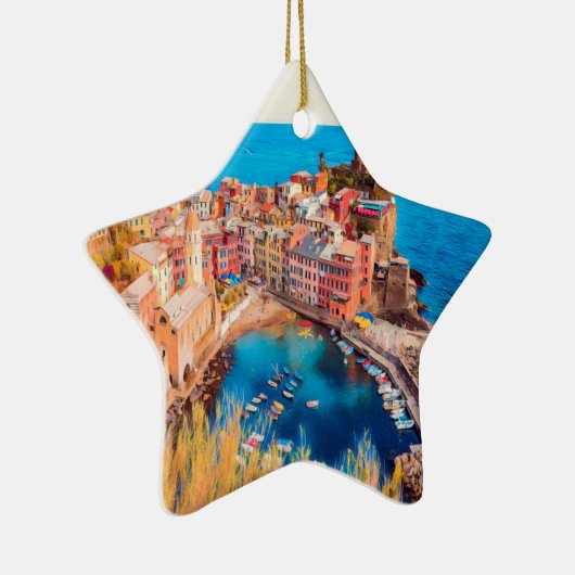 ldp VERNAZZA - Cinque Terre - Keramisch Ornament (Rechts)