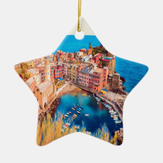 ldp VERNAZZA - Cinque Terre - Keramisch Ornament (Voorkant)