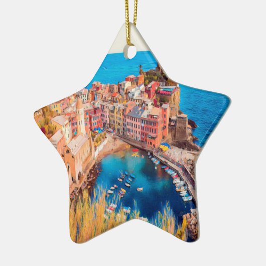 ldp VERNAZZA - Cinque Terre - Keramisch Ornament (Links)