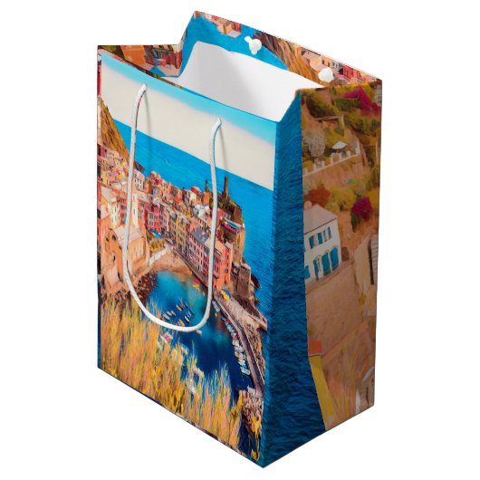 ldp VERNAZZA - Cinque Terre - Medium Cadeauzakje (Voorkant Gekanteld)