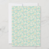 LDS BAPTISM FOTO-INVITATIE | Elegant Floral Girl Kaart (Achterkant)