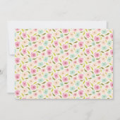 LDS BAPTISM FOTO-INVITATIE | Elegant roze meisje Kaart (Achterkant)