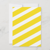 LDS Baptism Invitation BOY - Geel en Blauw Kaart (Achterkant)