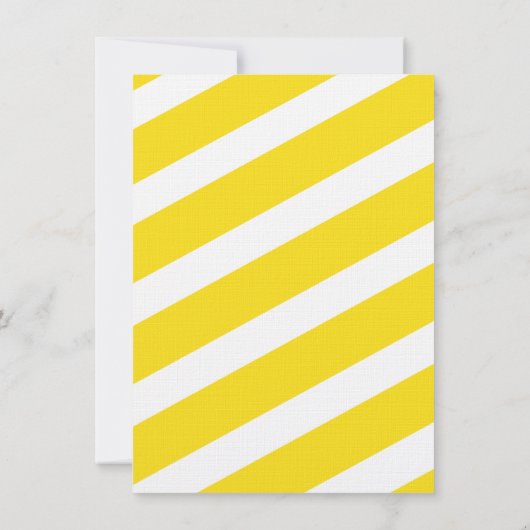 LDS Baptism Invitation BOY - Geel en Blauw Kaart (Achterkant)