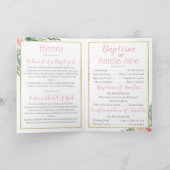 LDS doopprogramma, gevouwen programma (Binnen)