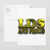 LDS en Proud Briefkaart (Voorkant / Achterkant)