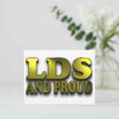 LDS en Proud Briefkaart (Staand voorkant)