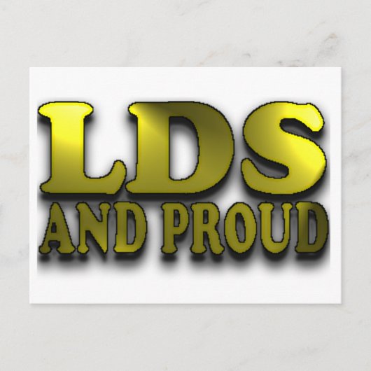 LDS en Proud Briefkaart (Voorkant)
