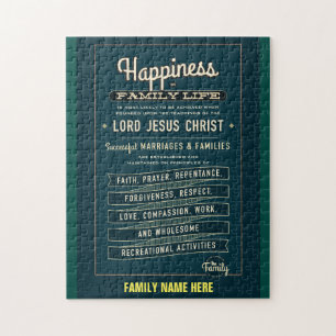 LDS Familie Proclamation puzzle. (IT AANPASSEN) Legpuzzel
