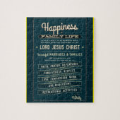 LDS Familie Proclamation puzzle. Legpuzzel (Verticaal)