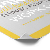 lds inspirerende gordon b hinckley quote poster (Hoek)