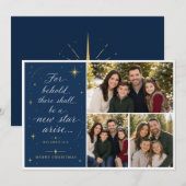 LDS Kerstmis Boek van Mormoon Feestdagenkaart (Voorkant / Achterkant)