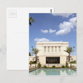 lds mesa arizona tempel mormoon foto briefkaart (Voorkant / Achterkant)