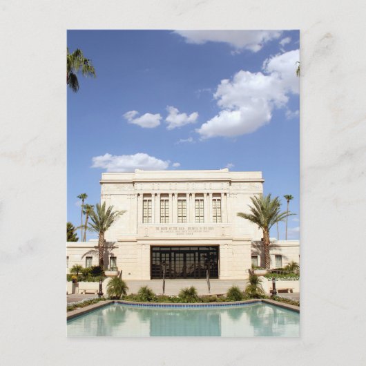 lds mesa arizona tempel mormoon foto briefkaart (Voorkant)