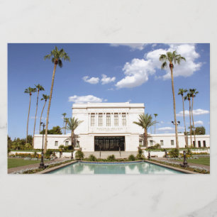 lds mesa arizona tempel mormoon foto briefpapier