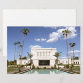 lds mesa arizona tempel mormoon foto briefpapier (Voorkant / Achterkant)
