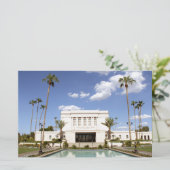 lds mesa arizona tempel mormoon foto briefpapier (Staand voorkant)