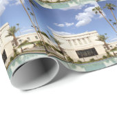 lds mesa arizona tempel mormoon foto cadeaupapier (Rol Hoek)