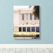 lds mesa arizona tempel mormoon foto canvas afdruk (Insitu (Houten vloer))